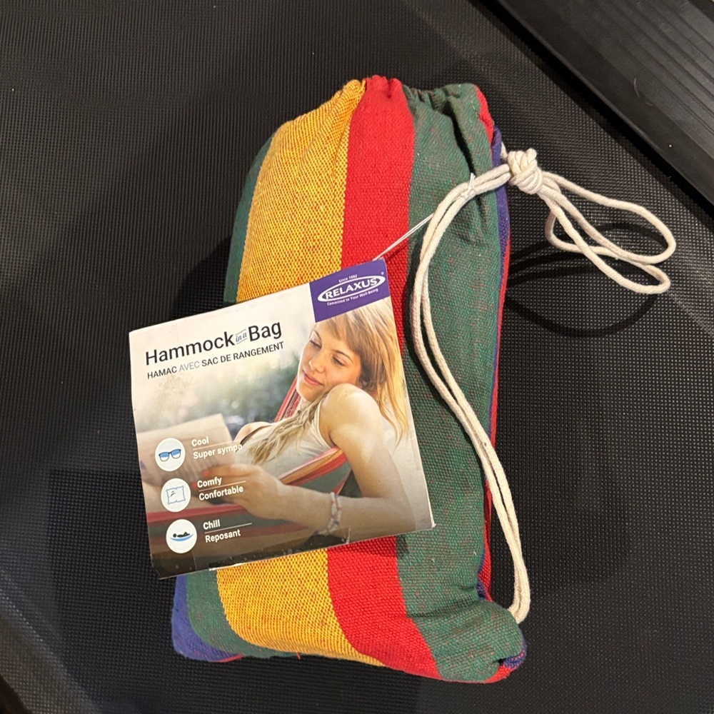 Relax in Style with the Multicolor Hammock Bag